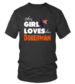 THIS GIRL LOVES HER DOBERMAN - 04.JULI