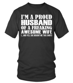 Proud husband tshirt  v1