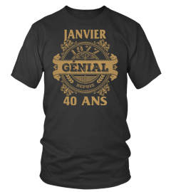 Janvier 1977. Génial Depuis 40 Ans.