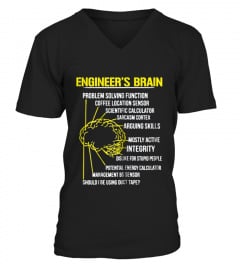 Engineers Brain Funny T Shirt