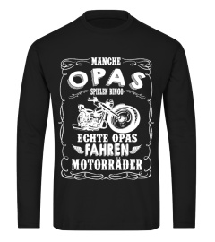 Echte Opas Fahren Motorrader