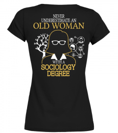 Old woman with a Sociology Degree