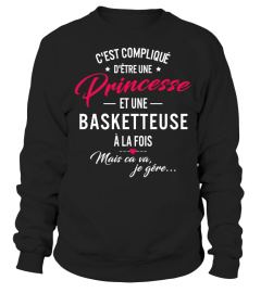 PRINCESSE ET BASKETTEUSE T-SHIRT