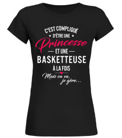 PRINCESSE ET BASKETTEUSE T-SHIRT