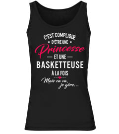 PRINCESSE ET BASKETTEUSE T-SHIRT