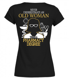 Old woman with a Pharmacy Degree