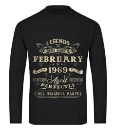 Legends Born February 1969 Vintage 50Th 