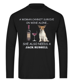 CUTE JACK RUSSELL WOMAN CANT SURVIVE 