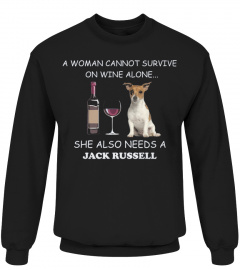 CUTE JACK RUSSELL WOMAN CANT SURVIVE 