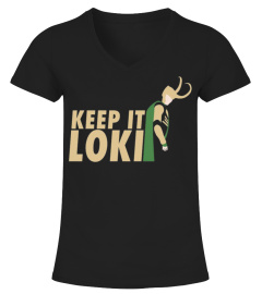 Hillet Womens Keep It Loki Cotton Graphic T-Shirt