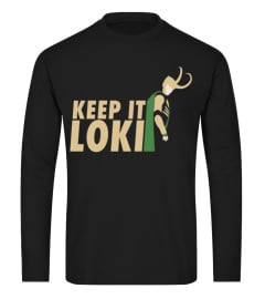 Hillet Womens Keep It Loki Cotton Graphic T-Shirt