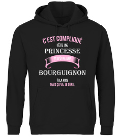 C'est compliqué d'être une princesse et Bourguignon à la fois mais ca va je gère cadeau noël anniversaire humour noel drôle fille idée cadeaux femme