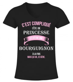 C'est compliqué d'être une princesse et Bourguignon à la fois mais ca va je gère cadeau noël anniversaire humour noel drôle fille idée cadeaux femme