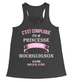 C'est compliqué d'être une princesse et Bourguignon à la fois mais ca va je gère cadeau noël anniversaire humour noel drôle fille idée cadeaux femme