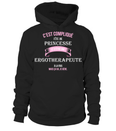 C'est compliqué d'être une princesse et Ergotherapeute à la fois mais ca va je gère cadeau noël anniversaire humour noel drôle fille idée cadeaux femme