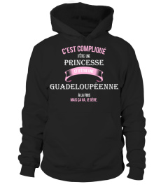 C'est compliqué d'être une princesse et guadeloupéenne à la fois mais ca va je gère cadeau noël anniversaire humour noel drôle fille idée cadeaux femme