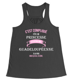 C'est compliqué d'être une princesse et guadeloupéenne à la fois mais ca va je gère cadeau noël anniversaire humour noel drôle fille idée cadeaux femme