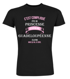 C'est compliqué d'être une princesse et guadeloupéenne à la fois mais ca va je gère cadeau noël anniversaire humour noel drôle fille idée cadeaux femme