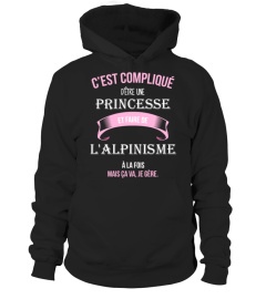 C'est compliqué d'être une princesse et L'alpinisme à la fois mais ca va je gère cadeau noël anniversaire humour noel drôle fille idée cadeaux femme