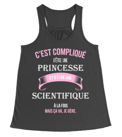 C'est compliqué d'être une princesse et Scientifique à la fois mais ca va je gère cadeau noël anniversaire humour noel drôle fille idée cadeaux femme