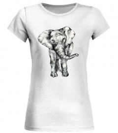 Elephant art t shirt