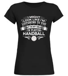 i am playing handball funny shirt 