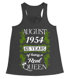 August 1954 65 Years Of Being A Real Queen