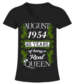 August 1954 65 Years Of Being A Real Queen