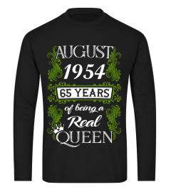 August 1954 65 Years Of Being A Real Queen