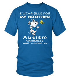 I wear blue for my Brother