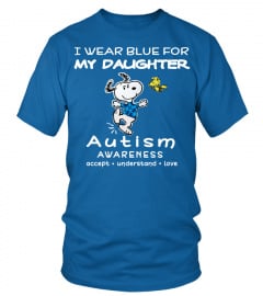 I wear blue for my Daughter