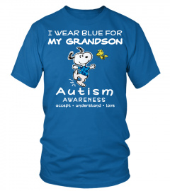I wear blue for my Grandson