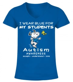 I wear blue for my students
