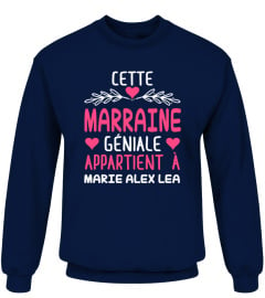 CETTE MARRAINE GÉNIALE TSHIRT PERSONNALISÉ