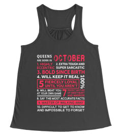 Queens are born in October