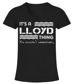 It's a Lloyd thing
