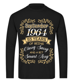 September 1964 55 Years Classy Sassy Smart Assy