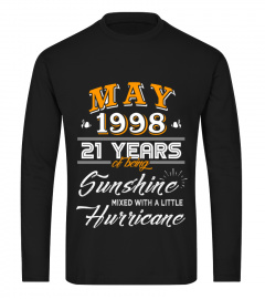 May 1998 21 Years of Being Sunshine Mixed Hurricane