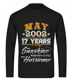 May 2002 17 Years of Being Sunshine Mixed Hurricane