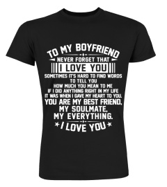 To my boyfriend