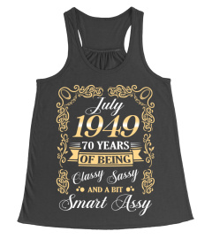 July 1949 70 Years Classy Sassy Smart Assy