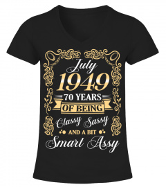 July 1949 70 Years Classy Sassy Smart Assy