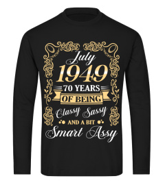 July 1949 70 Years Classy Sassy Smart Assy