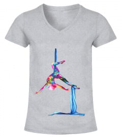 Aerial silk yoga t-shirt