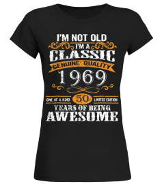 Classic Funny 1969 50Th Birthday T Shirt