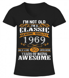 Classic Funny 1969 50Th Birthday T Shirt