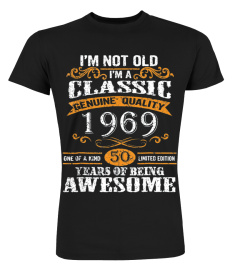 Classic Funny 1969 50Th Birthday T Shirt