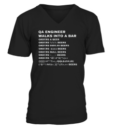 QA Engineer Walks into a Bar T-Shirt