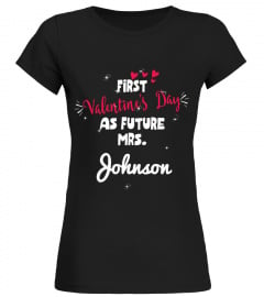 First Valentines's Day Shirt Future Mrs.