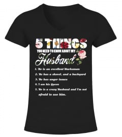 5 Things You Need To Know About My Husband Floral T-Shirt